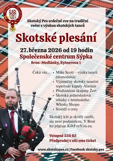 Plakát události Skotský ples 2026
