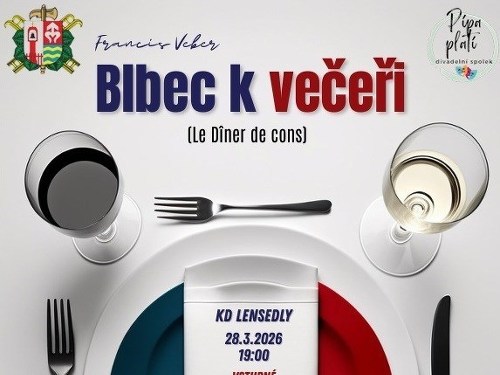 Plakát události Blbec k večeři