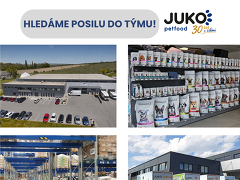 JUKO petfood nabízí práci na pozici Administrace příjmu zboží, dopravy a zahraničního obchodu v obci Sokolnice