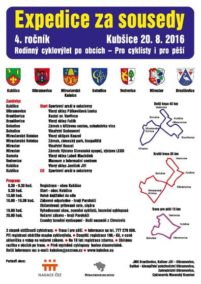 Plakát události Expedice za sousedy - cyklistický výlet