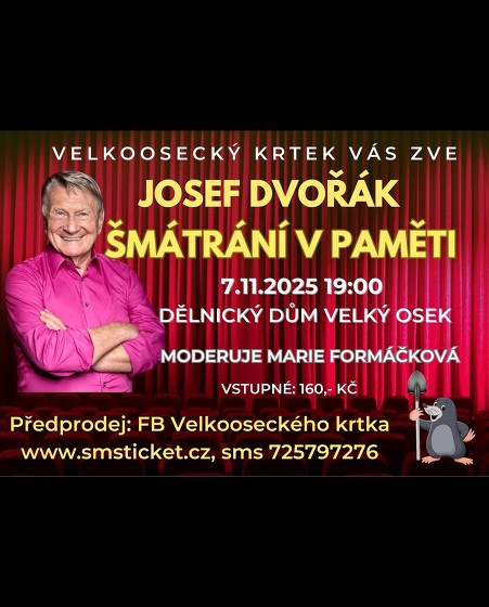 Plakát události Josef Dvořák a Marie Formáčková 