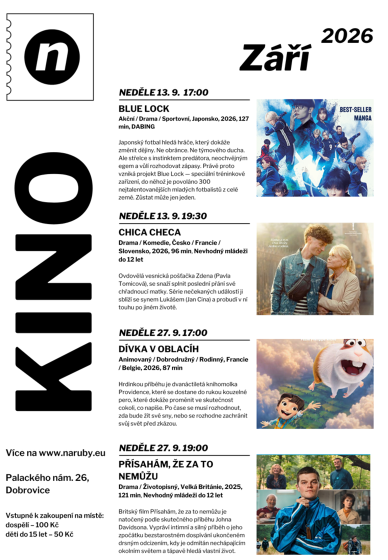 Plakát události Kino Dobrovice
