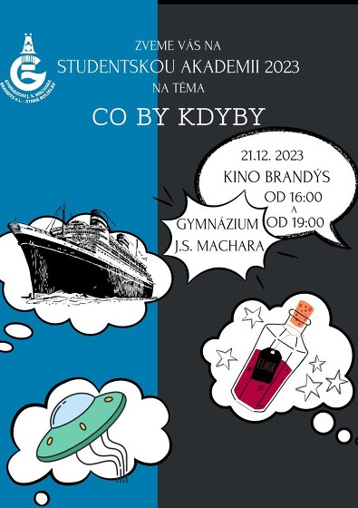 Plakát události Studentská akademie GBL 2023, večerní představení
