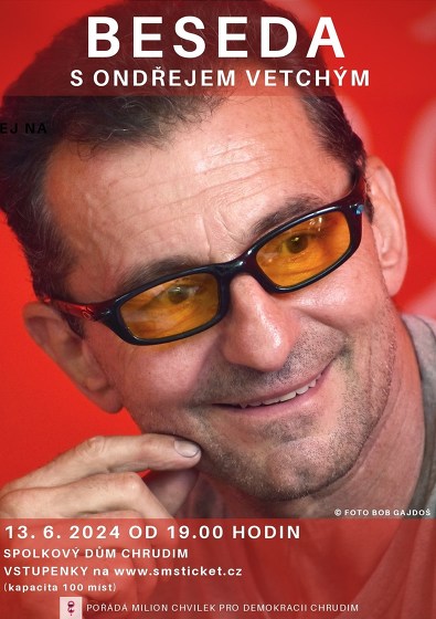 Plakát události Beseda s Ondřejem Vetchým