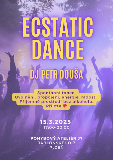 Plakát události ECSTATIC DANCE - DJ Petr Douša