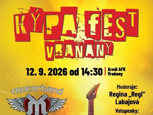 Plakát události Kýpa fest Vraňany