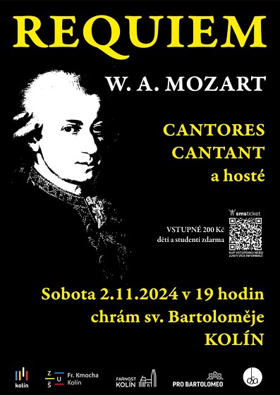 Plakát události W. A. Mozart - REQUIEM