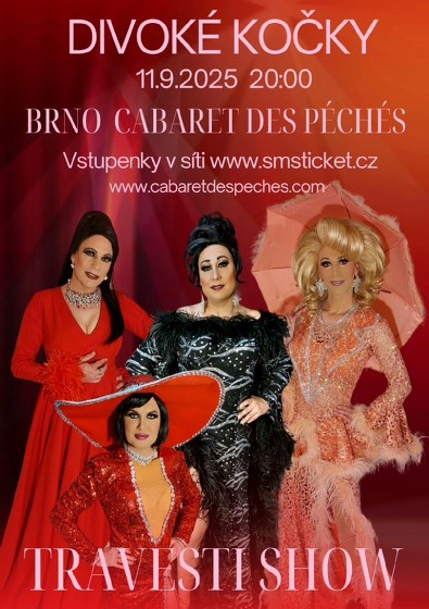 Plakát události Travesti show - Divoké kočky