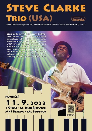 Plakát události Steve Clarke Trio (USA)