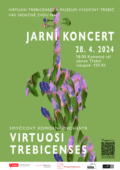 Plakát události Jarní koncert s Virtuosi Trebicenses