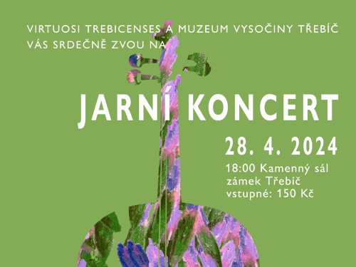 Plakát události Jarní koncert s Virtuosi Trebicenses