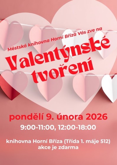 Plakát události Valentýnské tvoření