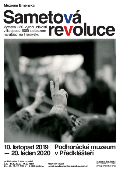 Plakát události Sametová revoluce