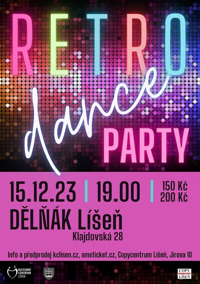 Plakát události Retro Dance Party - VÁNOČNÍ EDICE