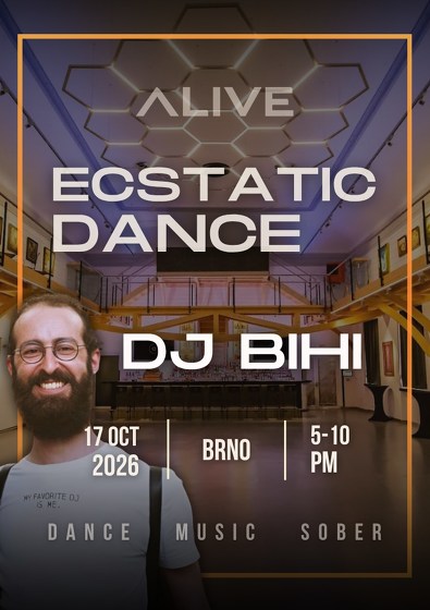 Plakát události Ecstatic Dance Night | Brno | ALIVE