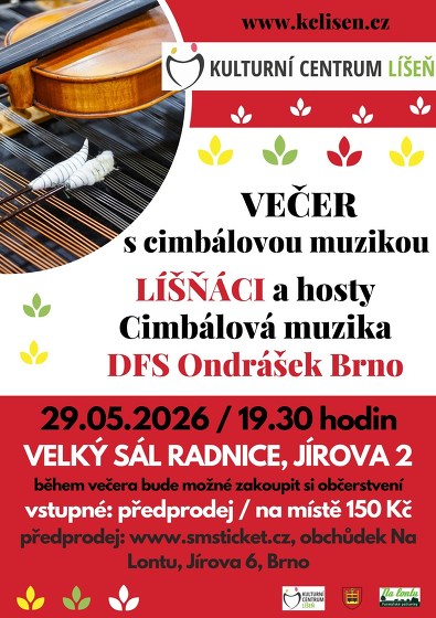 Plakát události Večer u cimbálu