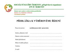 Sociální služby Šebetov, příspěvková organizace nabízí práci na pozici Sociální pracovník/pracovnice - Domov pro osoby se zdravotním postižením v obci Šebetov