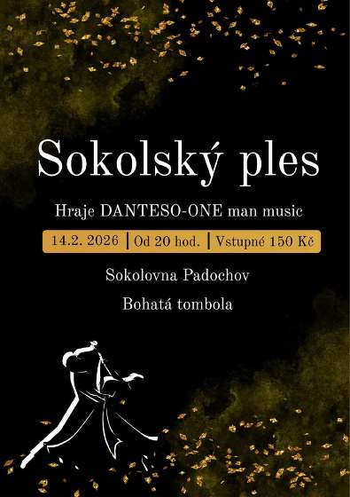 Plakát události Sokolský ples v Padochově