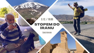 Plakát události Stopem do Íránu