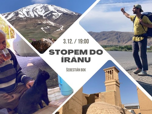 Plakát události Stopem do Íránu