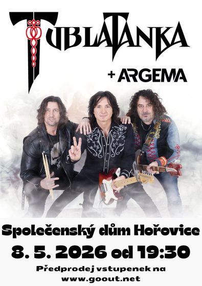 Plakát události Tublatanka + Argema