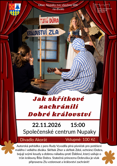 Plakát události Divadlo pro děti - Jak skřítkové zachránili Dobré království
