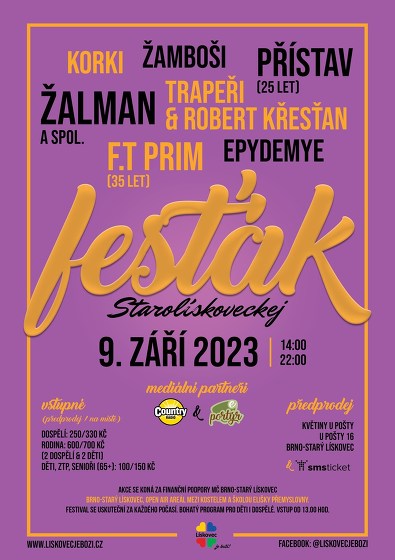 Plakát události Starolískoveckej fesťák 2023