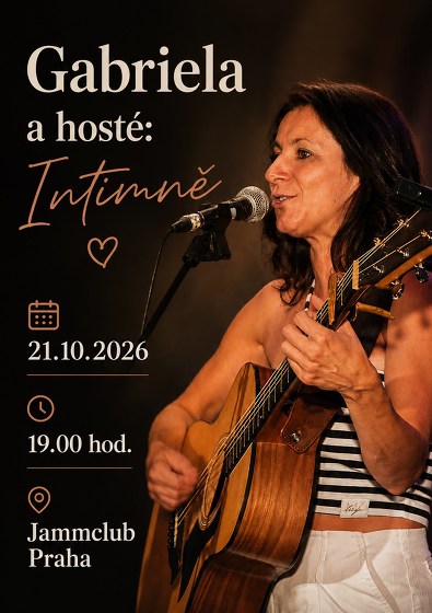 Plakát události Gabriela a hosté: Intimně