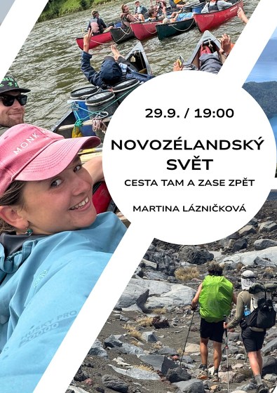 Plakát události Novozélandský svět - cesta tam a zase zpět
