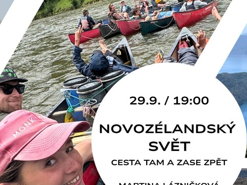 Plakát události Novozélandský svět - cesta tam a zase zpět