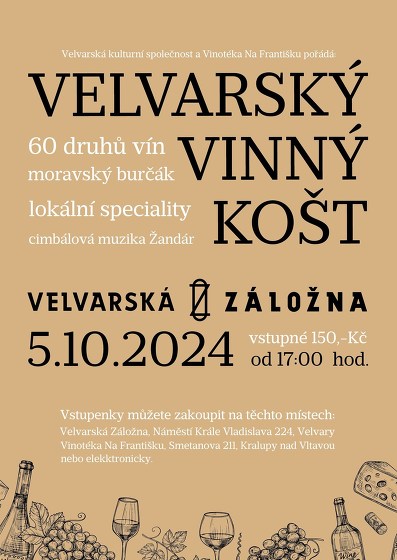 Plakát události Vinný košt s cimbálovkou