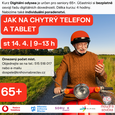 Plakát události Jak na chytrý telefon a tablet