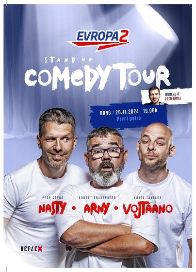 Plakát události E2 Comedy tour