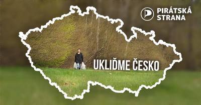 Plakát události Ukliďme Česko s Piráty