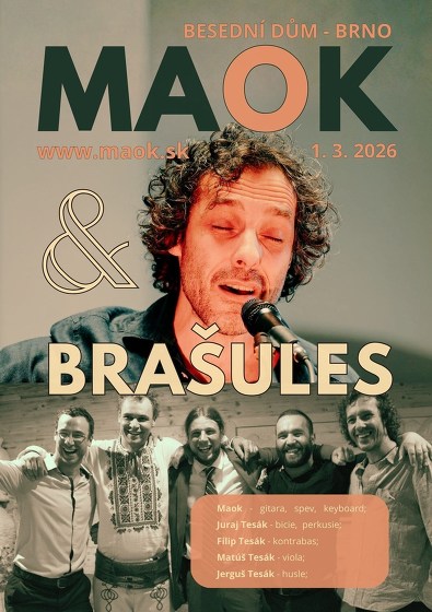Plakát události MAOK & Brašules