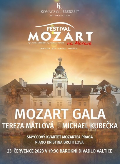 Plakát události MOZART GALA