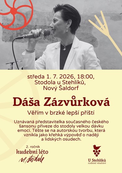 Plakát události Dáša Zázvůrková: Věřím v brzké lepší příští