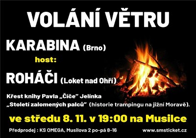 Plakát události Volání větru