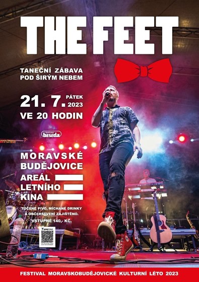 Plakát události Zábava pod širým nebem s kapelou The Feet
