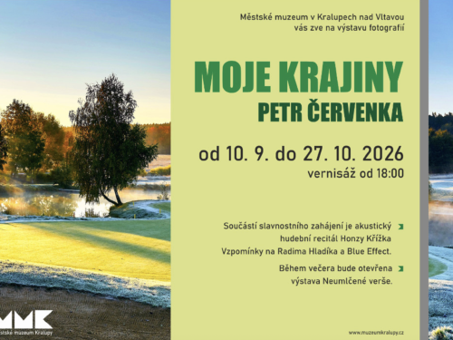 Plakát události Petr Červenka - Moje krajiny