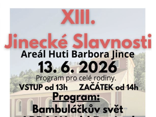 Plakát události Jinecké Slavnosti