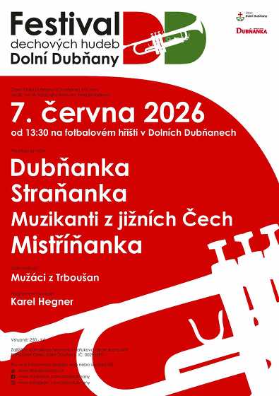Plakát události Festival dechových hudeb Dolní Dubňany