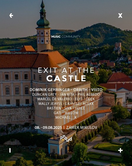 Plakát události EXIT At The Castle | Mikulov