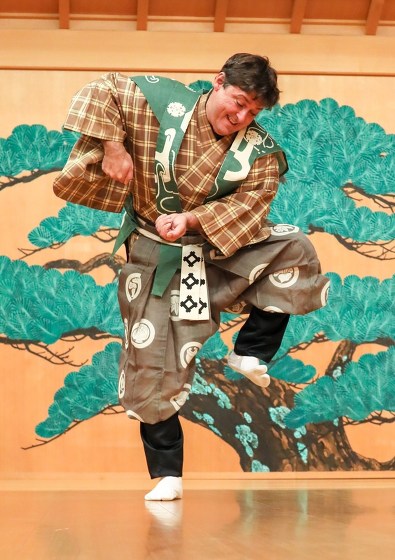Plakát události Japonské komedie na nádvoří