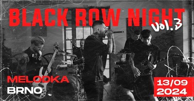 Plakát události Black Row Night vol. 3