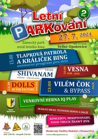 Plakát události Letní PARKování 2024