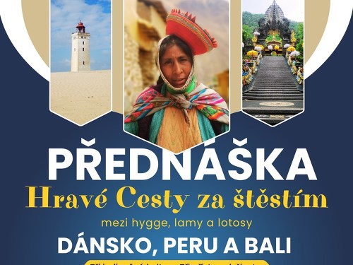 Plakát události Hravé cesty za štěstím - mezi hygge, lamy a lotosy