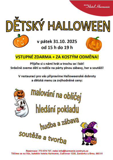 Plakát události Dětský Halloween