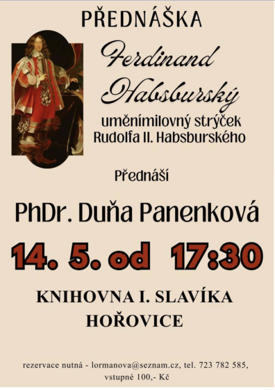 Plakát události Přednáška Ferdinand Habsburský