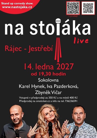Plakát události Na Stojáka Rájec-Jestřebí